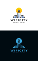 WIFI City Logo Template Screenshot 3