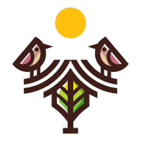 Nature Bird Logo Template