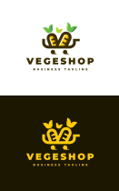 Vegetable Shop Logo Template Screenshot 3
