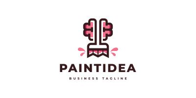Paint Idea Logo Template