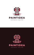 Paint Idea Logo Template Screenshot 3
