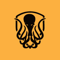 Octopus Shield Logo Template