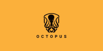 Octopus Shield Logo Template Screenshot 1