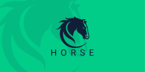Horse Circle Logo Design Screenshot 1