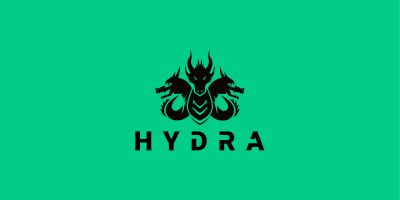 Hydra Heads Vintage Logo Template