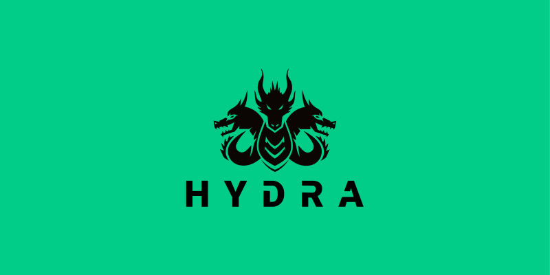 Hydra Heads Vintage Logo Template