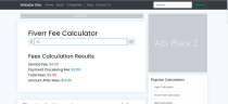 100 Calculators PHP Script with Admin Panel Screenshot 3