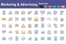 Marketing And Advertising Icons Pack Screenshot 3