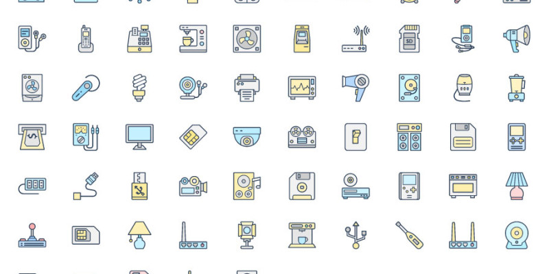 Electronics Vector Icon Pack 