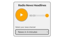 Wordpress News Radio Player Plugin Screenshot 3