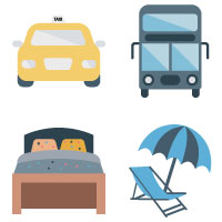 Travel and Tour Icons