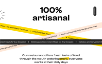 FoodPortal  - HTML Landing Page Template Screenshot 2