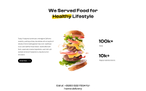 FoodPortal  - HTML Landing Page Template Screenshot 4