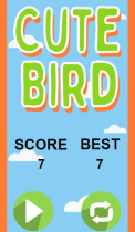 Cute Bird - HTML5 Game - Construct 3 Template Screenshot 5