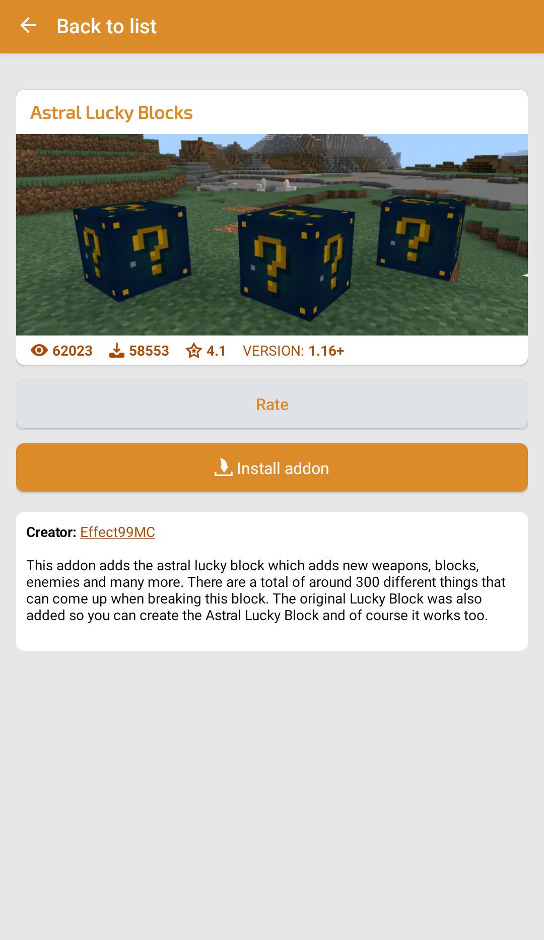 LuckyBlocks By Effect99MC