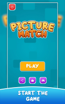 Picture Match Memory Puzzle Game Unity Source Code Screenshot 1