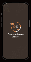 Custom Quotes Creator - Android Source COde Screenshot 2