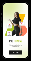 Prefit - Fitness And Home Workout - Flutter Templa Screenshot 1