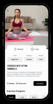 Prefit - Fitness And Home Workout - Flutter Templa Screenshot 16