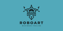 Robot Art Logo Template Screenshot 2