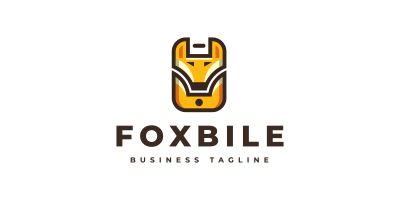 Fox Mobile Logo Template