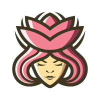 Tulip Woman Logo Template