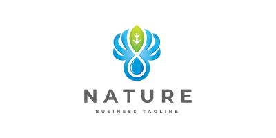 Nature Wings Logo Template
