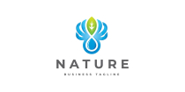 Nature Wings Logo Template Screenshot 1