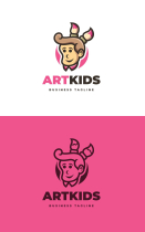 Art Kids Logo Template Screenshot 3
