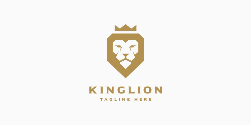 King Lion  Logo Template