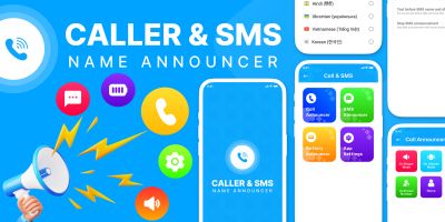 Call and SMS Name Announcer - Android App