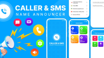 Call and SMS Name Announcer - Android App Screenshot 1