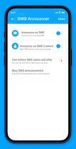 Call and SMS Name Announcer - Android App Screenshot 5
