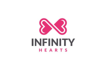 Infinity Hearts Logo Template Screenshot 1