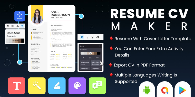 Resume CV Maker - Resume Builder Android