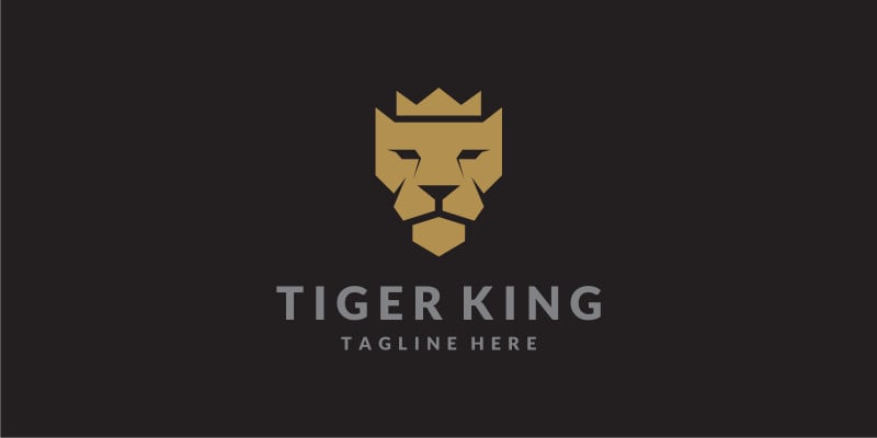 Tiger King Logo Template