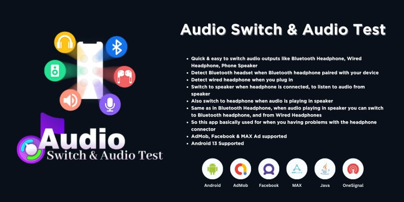 Audio Switch Audio Test - Android Source Code