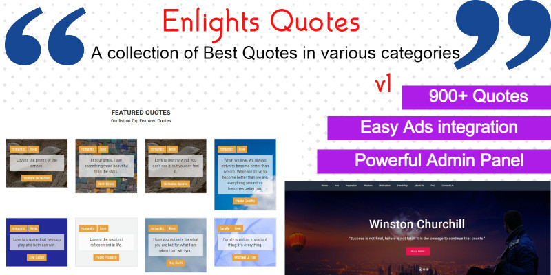 Enlights Quotes PHP Sccript