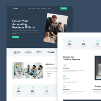 Akonta - Accounting Landing Page Template