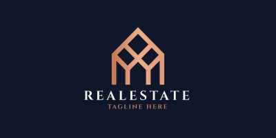 Residence Real Estate Pro Logo Template