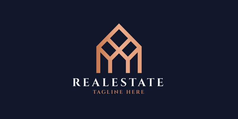 Residence Real Estate Pro Logo Template