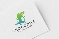 Crocodile Pro Logo Template Screenshot 2