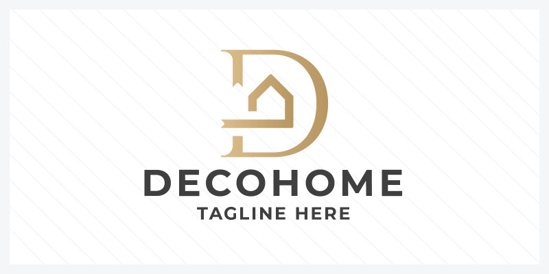 Deco Home Letter D Pro Logo Template