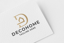 Deco Home Letter D Pro Logo Template Screenshot 2