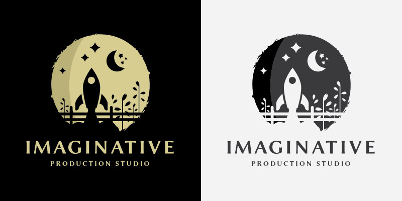 Imaginative Production Company Logo Template