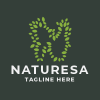 naturesa-letter-n-pro-logo-template