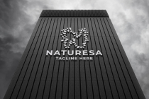 Naturesa Letter N Pro Logo Template Screenshot 3