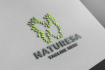 Naturesa Letter N Pro Logo Template Screenshot 6