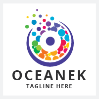 Oceanek Letter O Pro Logo Template