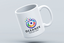 Oceanek Letter O Pro Logo Template Screenshot 2